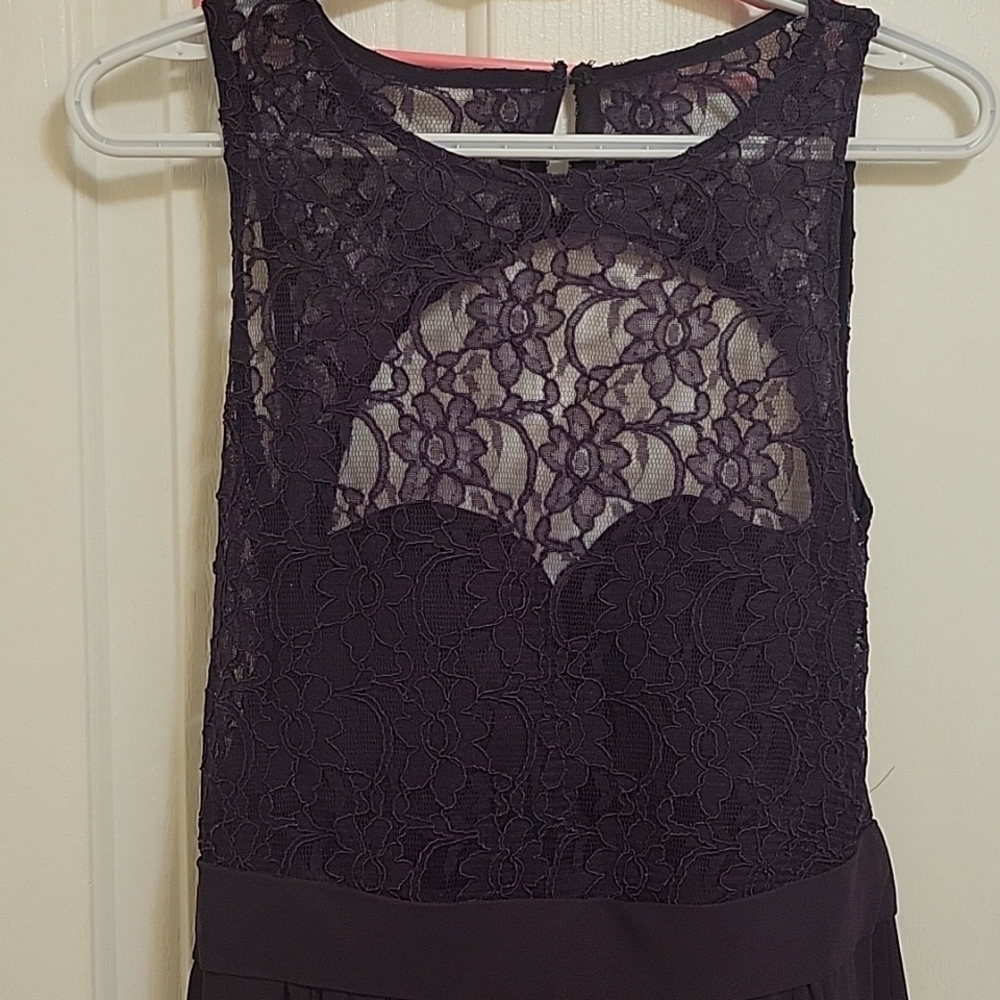 Eggplant Bridesmaid Dress